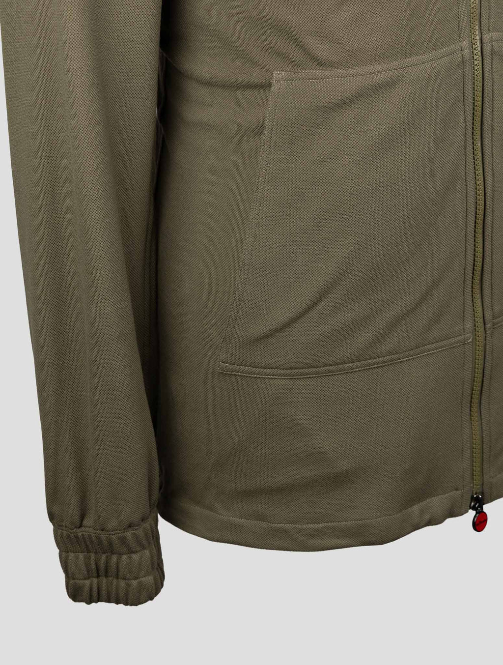 Kiton Green Cotton Tracksuit Short Pants Kmz23 - view 10