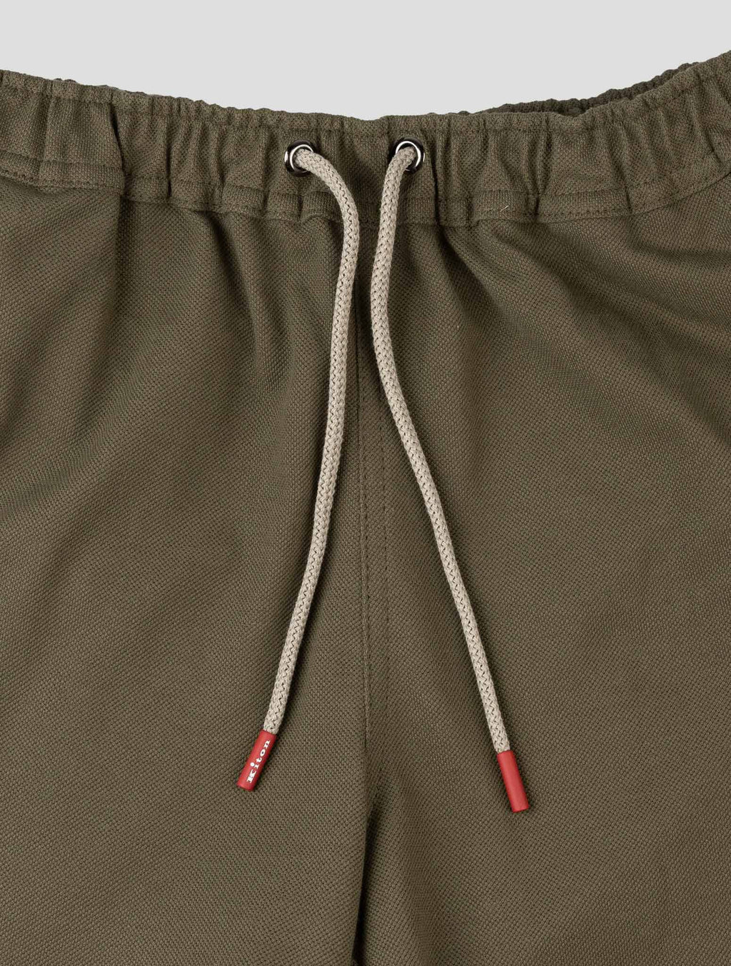 Kiton Green Cotton Tracksuit Short Pants Kmz23 - view 6