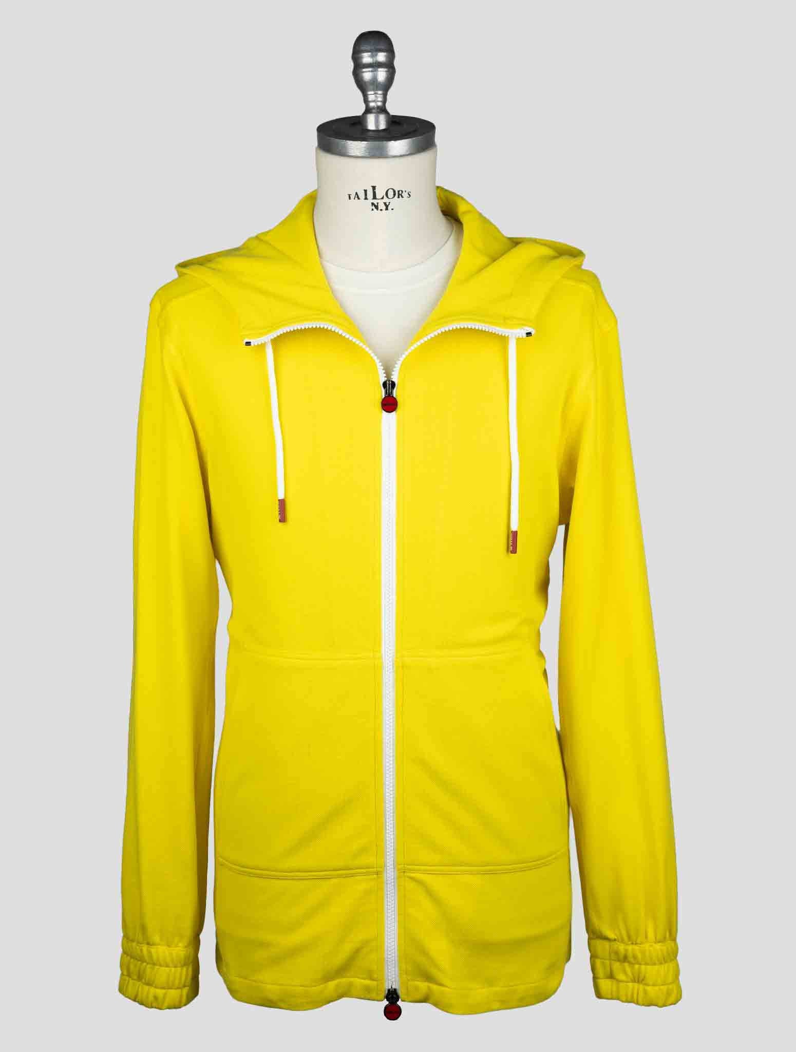 Kiton Yellow Cotton Shirt — view 2