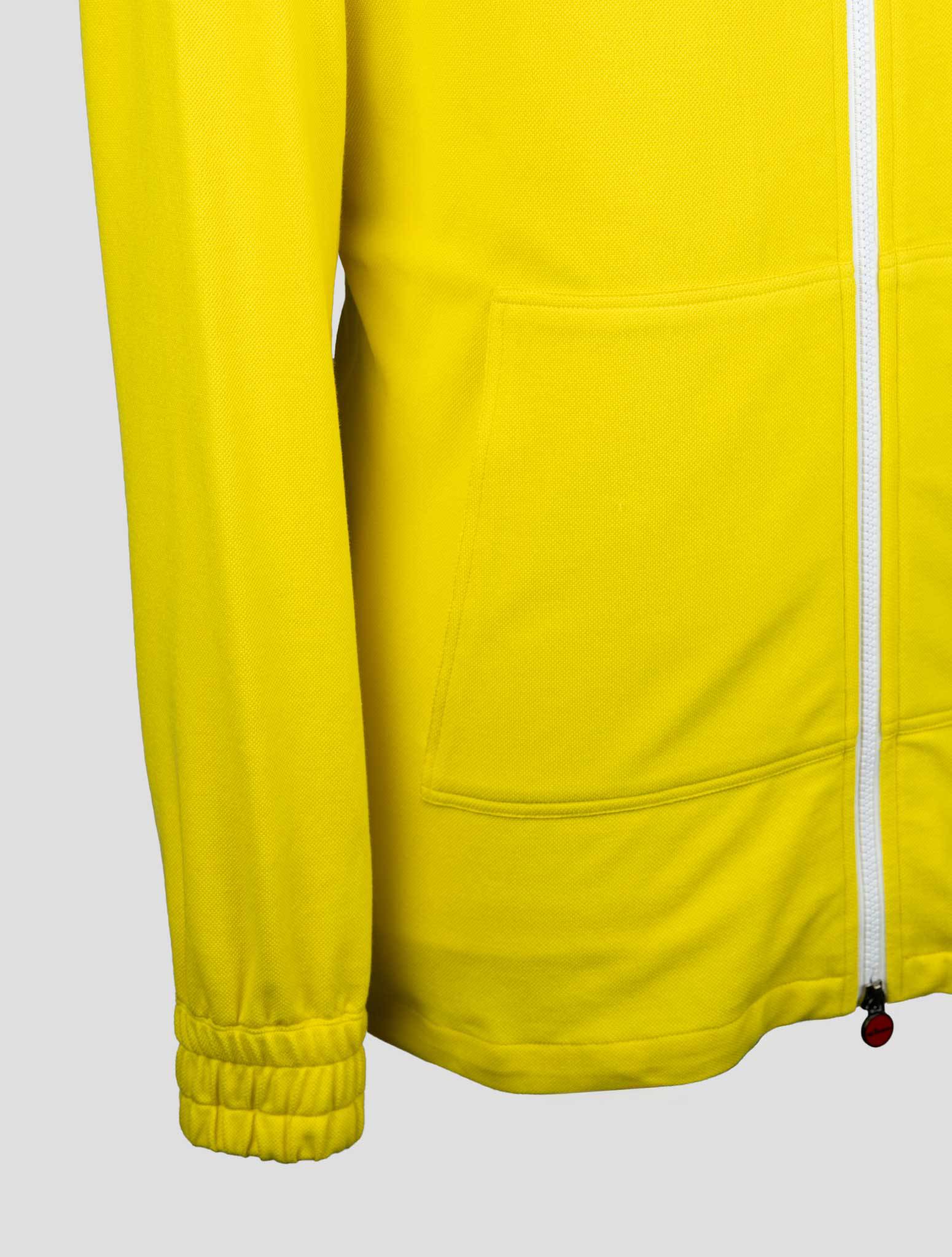 Kiton Yellow Cotton Shirt — view 5
