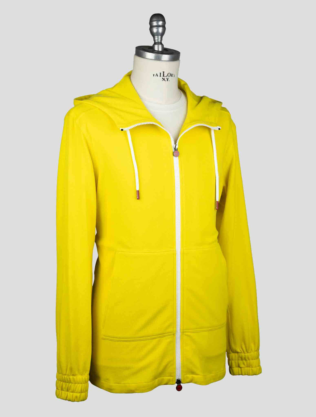 Kiton Yellow Cotton Shirt — view 7