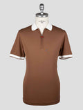 Kiton Brown Cotton Polo