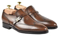 Kiton Brown Calfskin Derby Shoes 19O141 A
