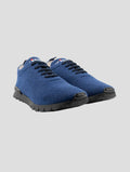 Kiton Blue Cashmere Sneakers