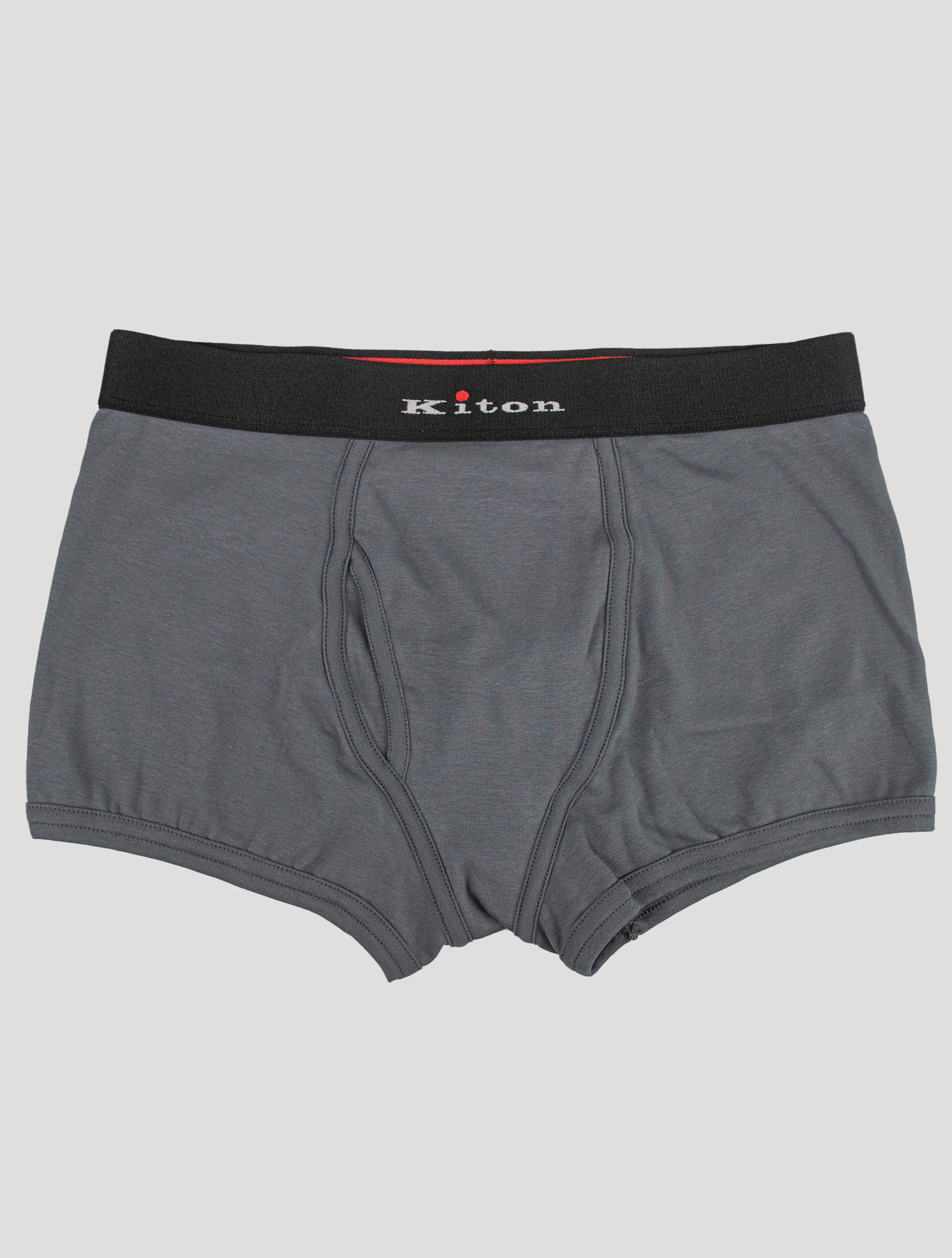 Kiton Gray Cotton Elasticated Underwear