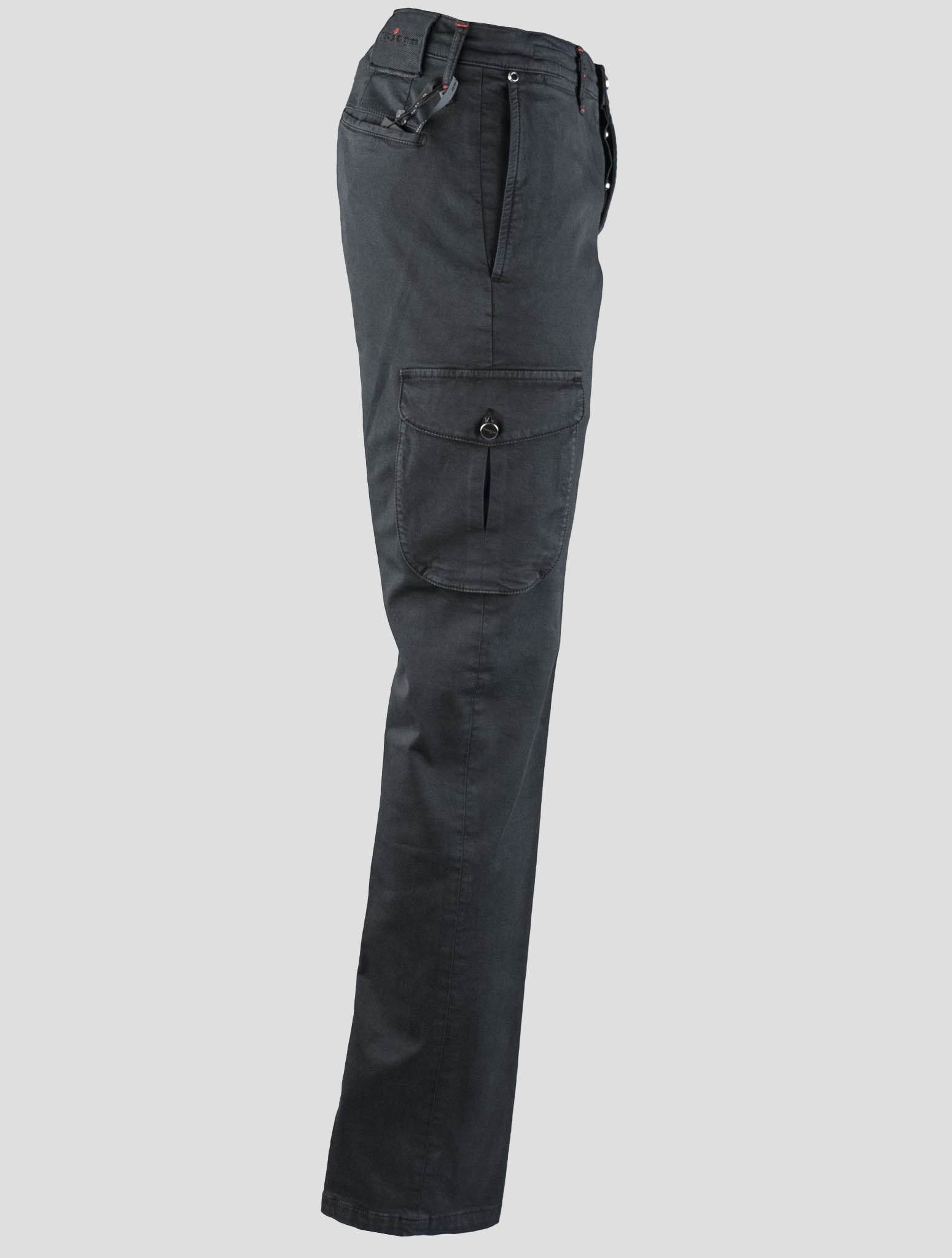 Kiton Black Lycra Ea Cargo Pant - view 2