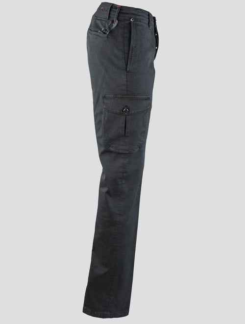 Kiton Black Lycra Ea Cargo Pant - view 2