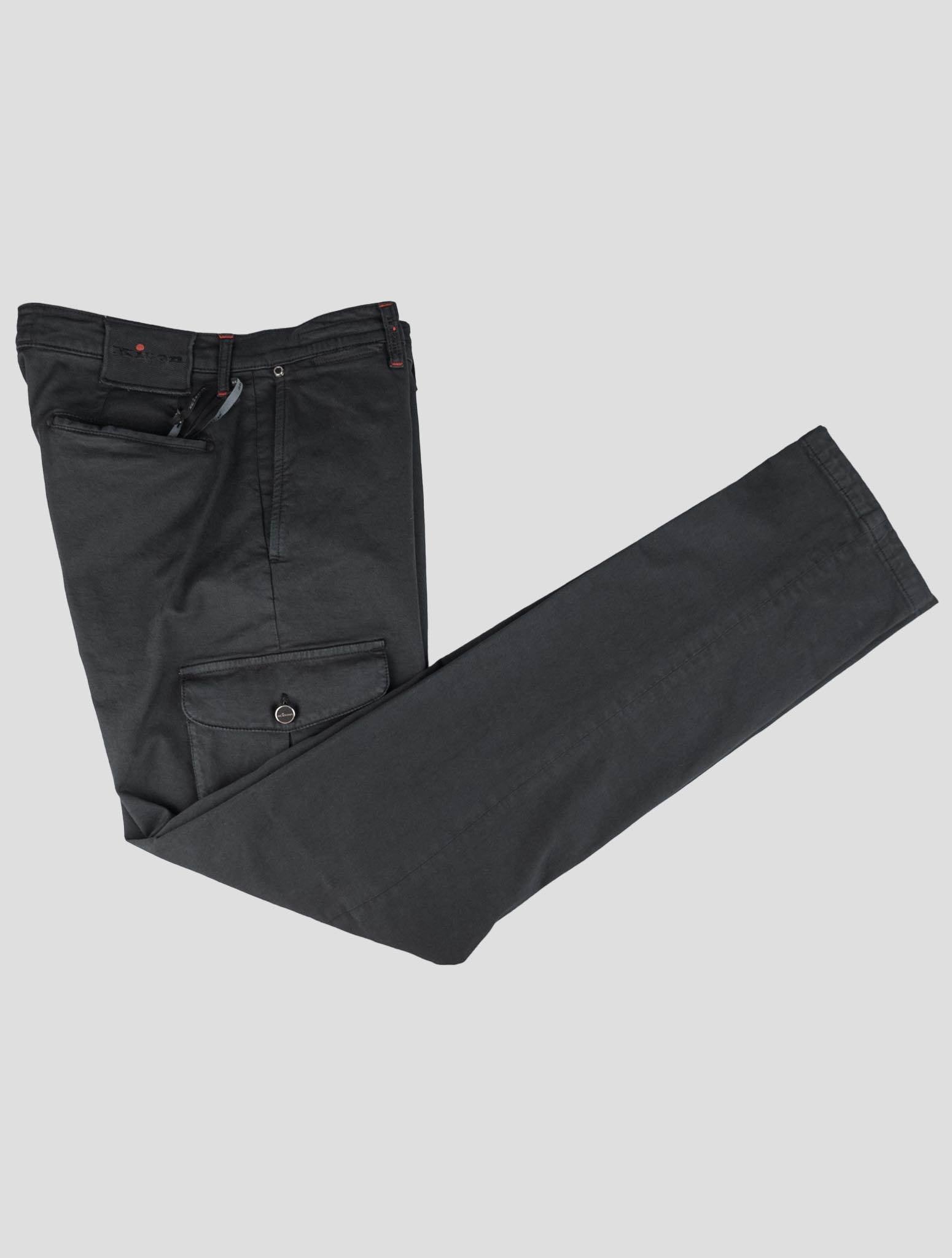 Kiton Black Lycra Ea Cargo Pant - view 4