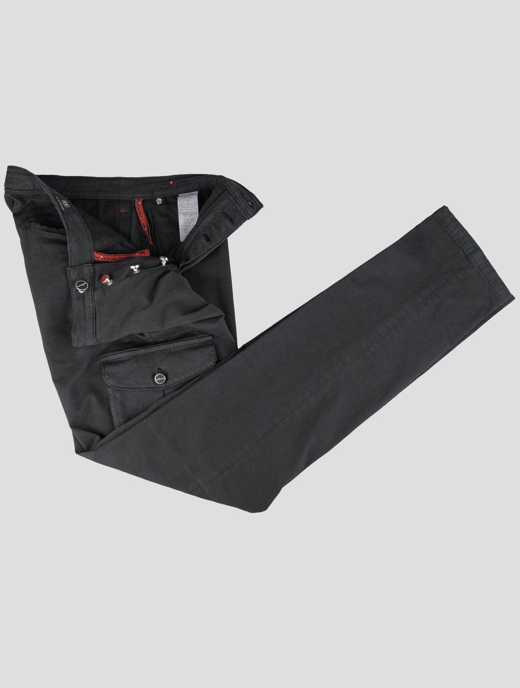 Kiton Black Lycra Ea Cargo Pant - view 6
