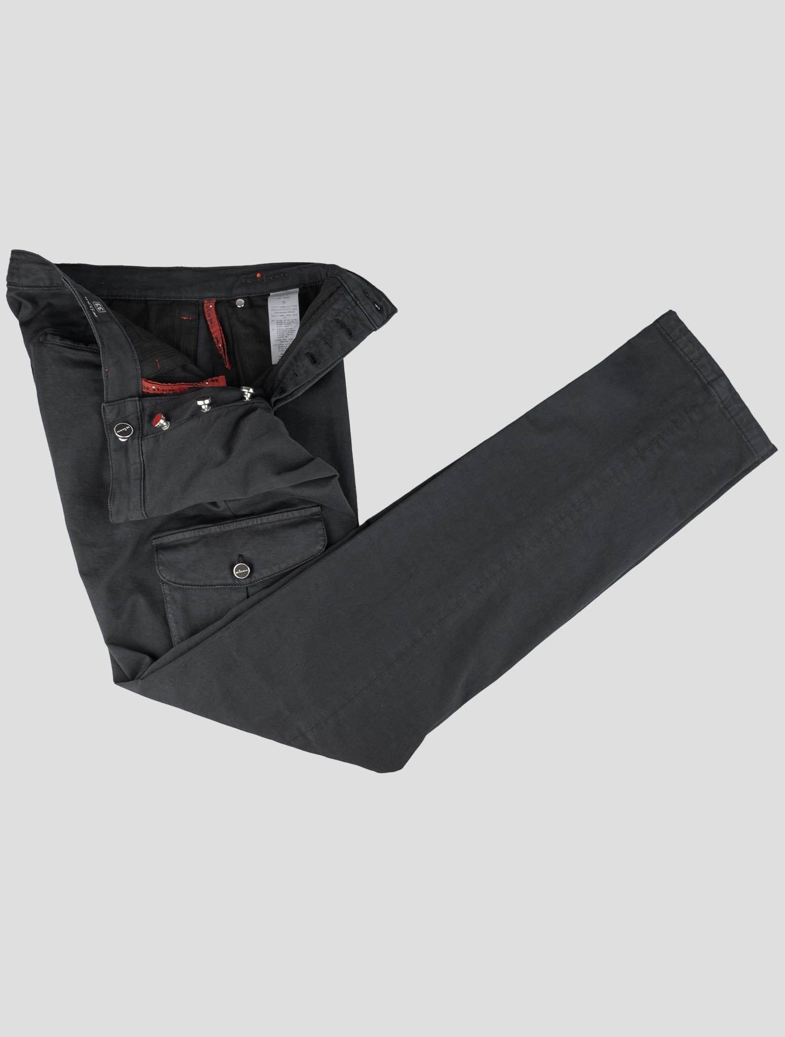 Kiton Black Lycra Ea Cargo Pant - view 6