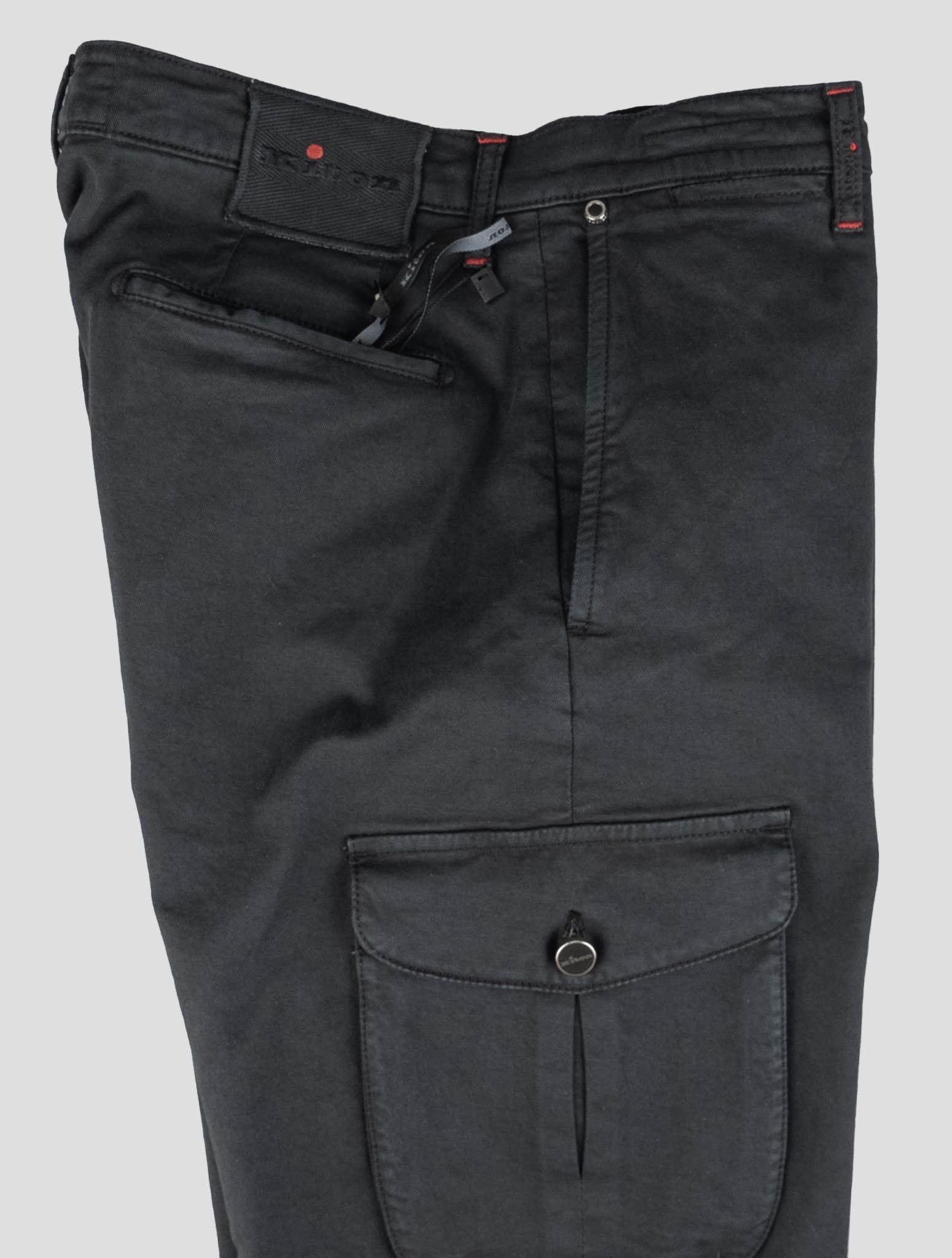 Kiton Black Lycra Ea Cargo Pant - view 7