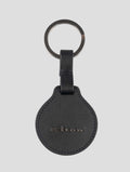 Kiton Black Leather Keychain (Model 26901000)