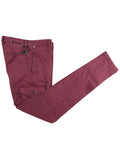Kiton Red Cotton Pant