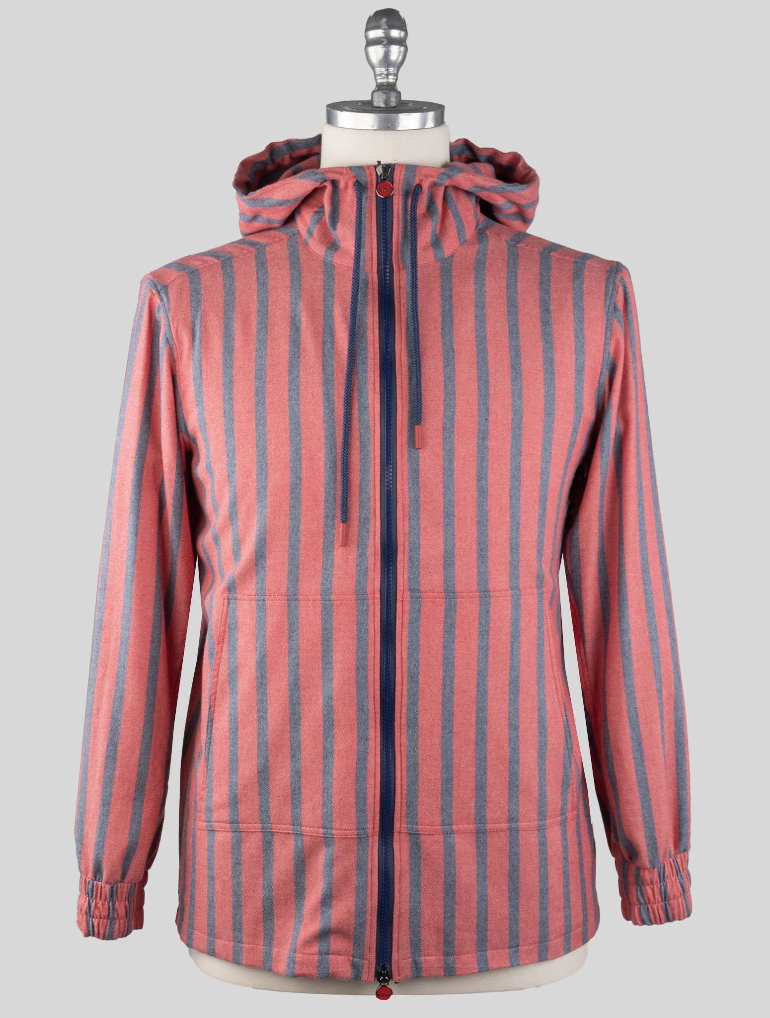 Kiton Pink Gray Cotton Sweatshirt — view 7