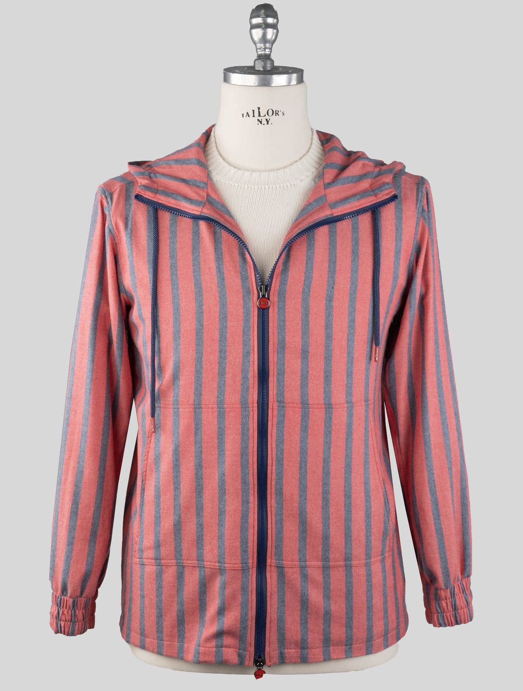 Kiton Pink Gray Cotton Sweatshirt — view 8