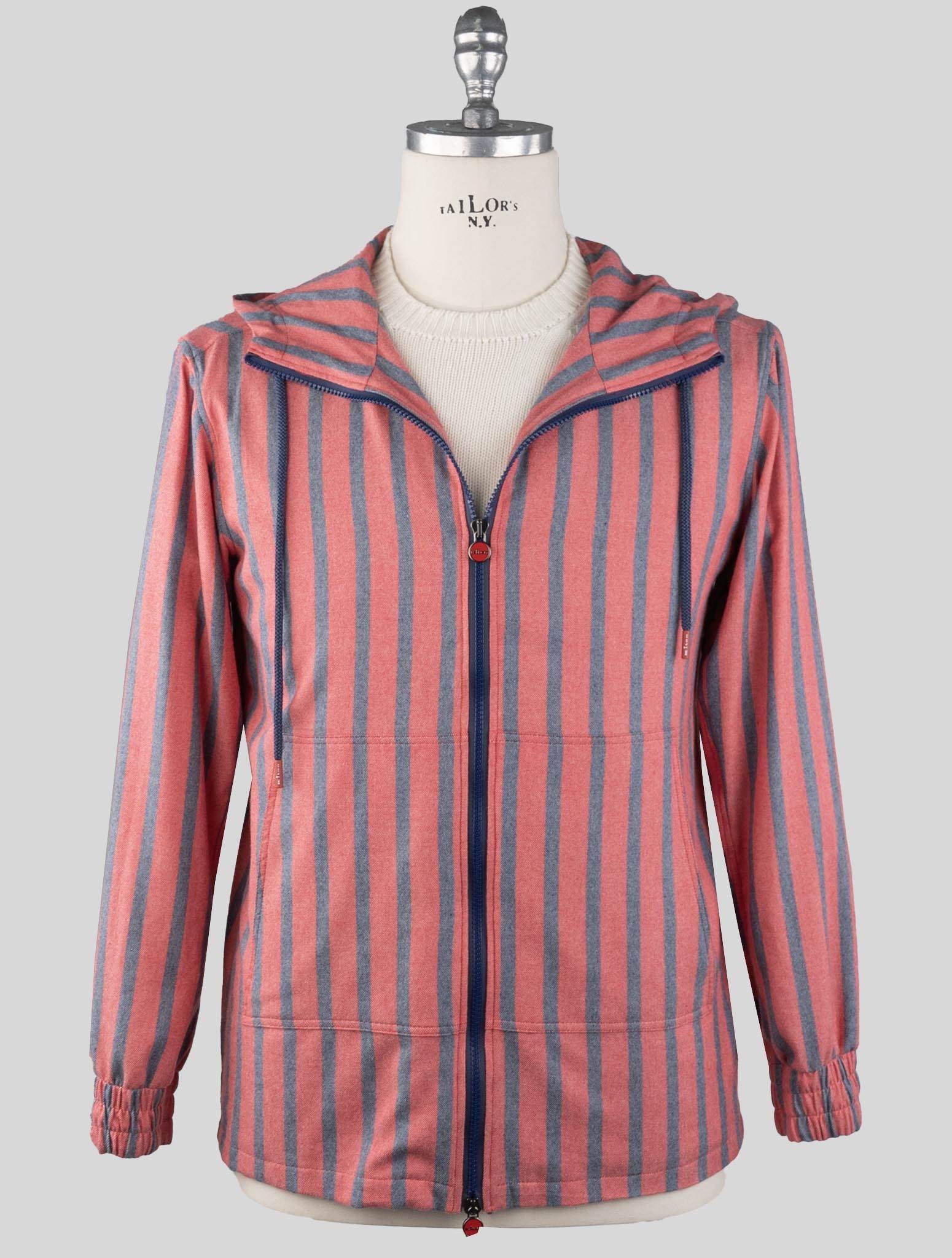 Kiton Pink Gray Cotton Sweatshirt — view 8