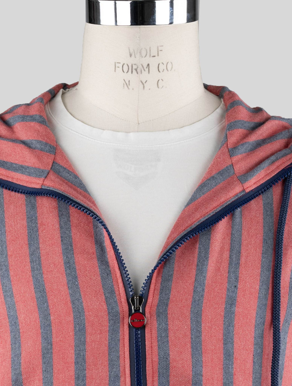Kiton Pink Gray Cotton Sweatshirt — view 9
