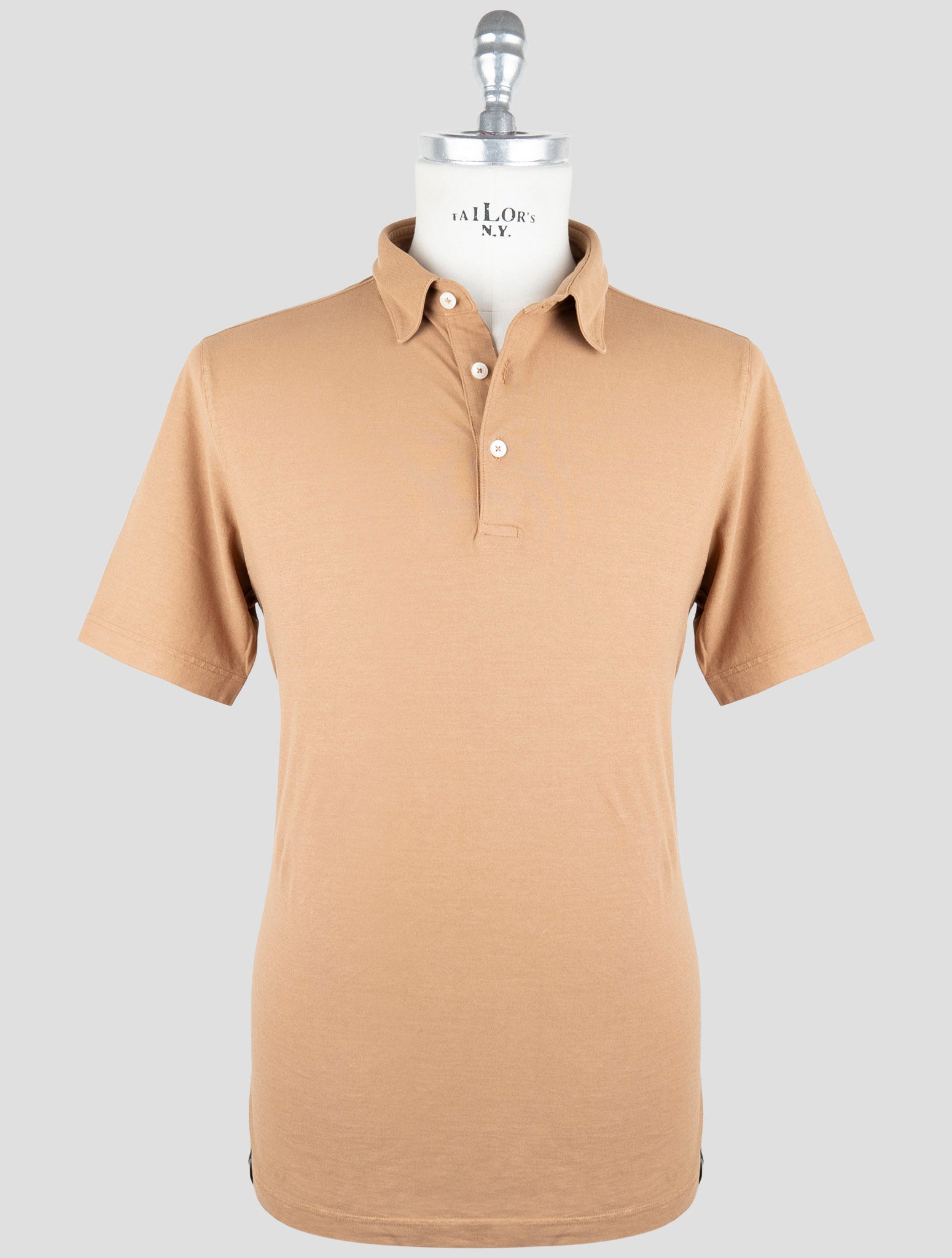 Kiton Yellow Cotton Shirt - view 2