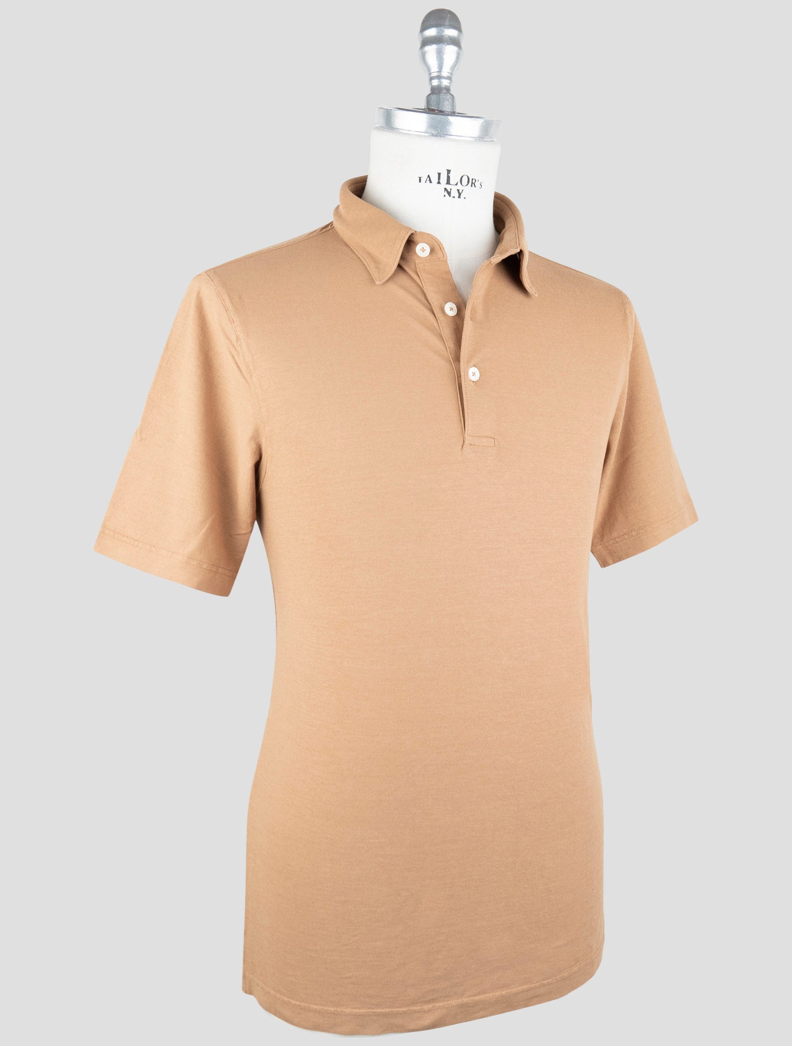 Kiton Yellow Cotton Shirt - view 3