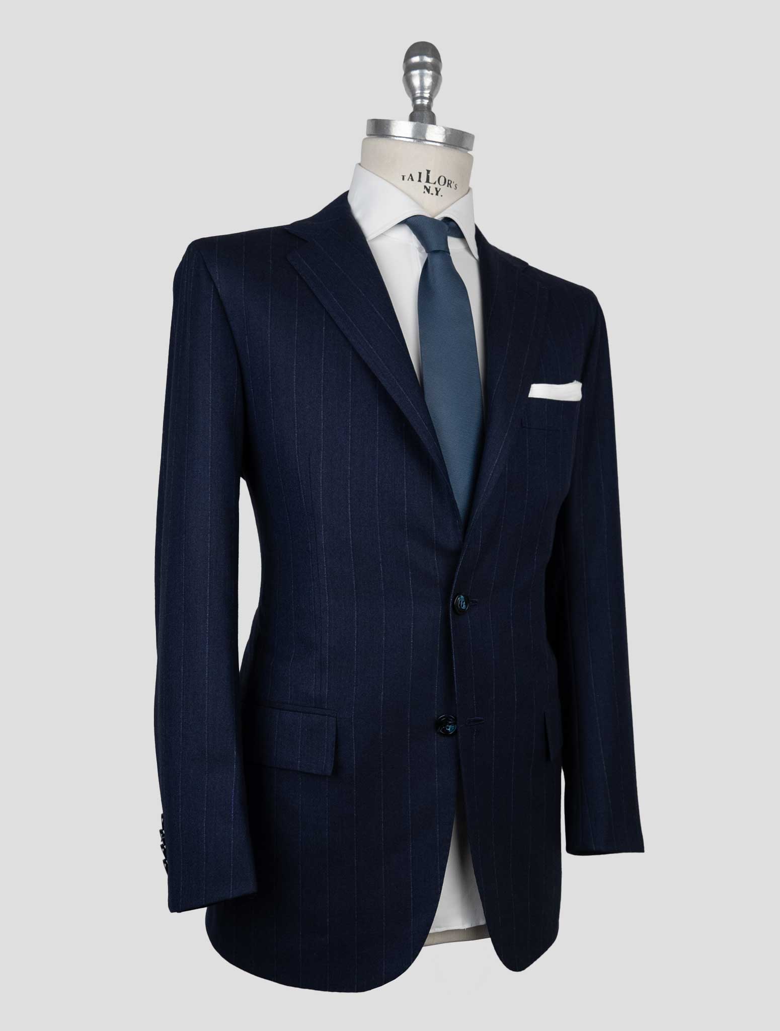 Kiton Blue Guanaco Argentina Overcoat - view 9