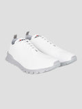 Kiton White Cotton Sneakers FITGN