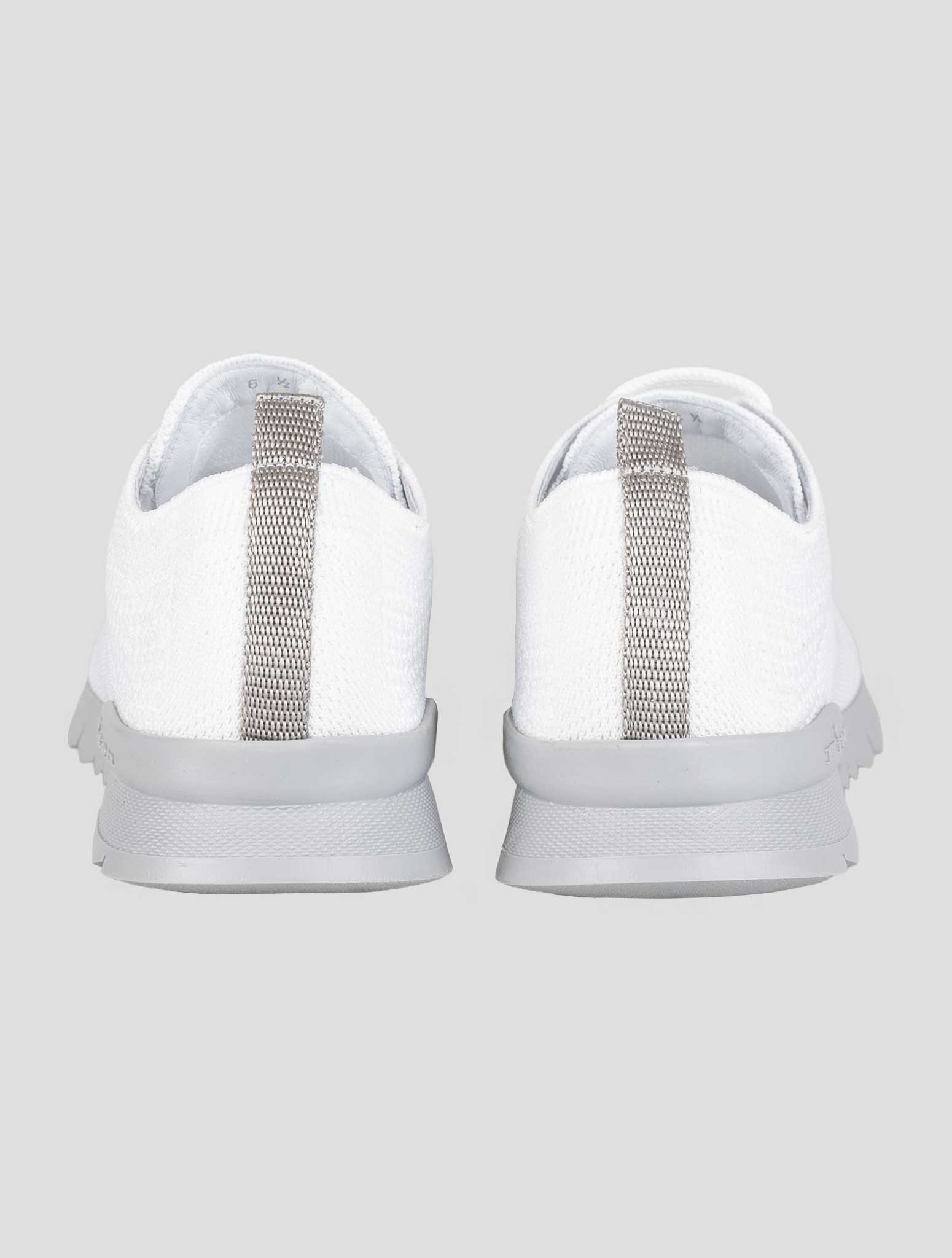Kiton White Cotton Sneakers FITGN