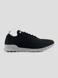 Kiton Black Cotton Sneakers FITGN