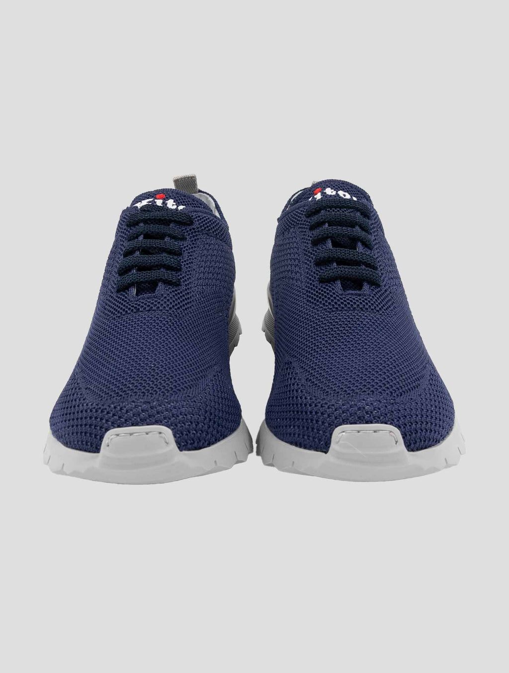 Kiton Blue Cotton Sneakers FITGN