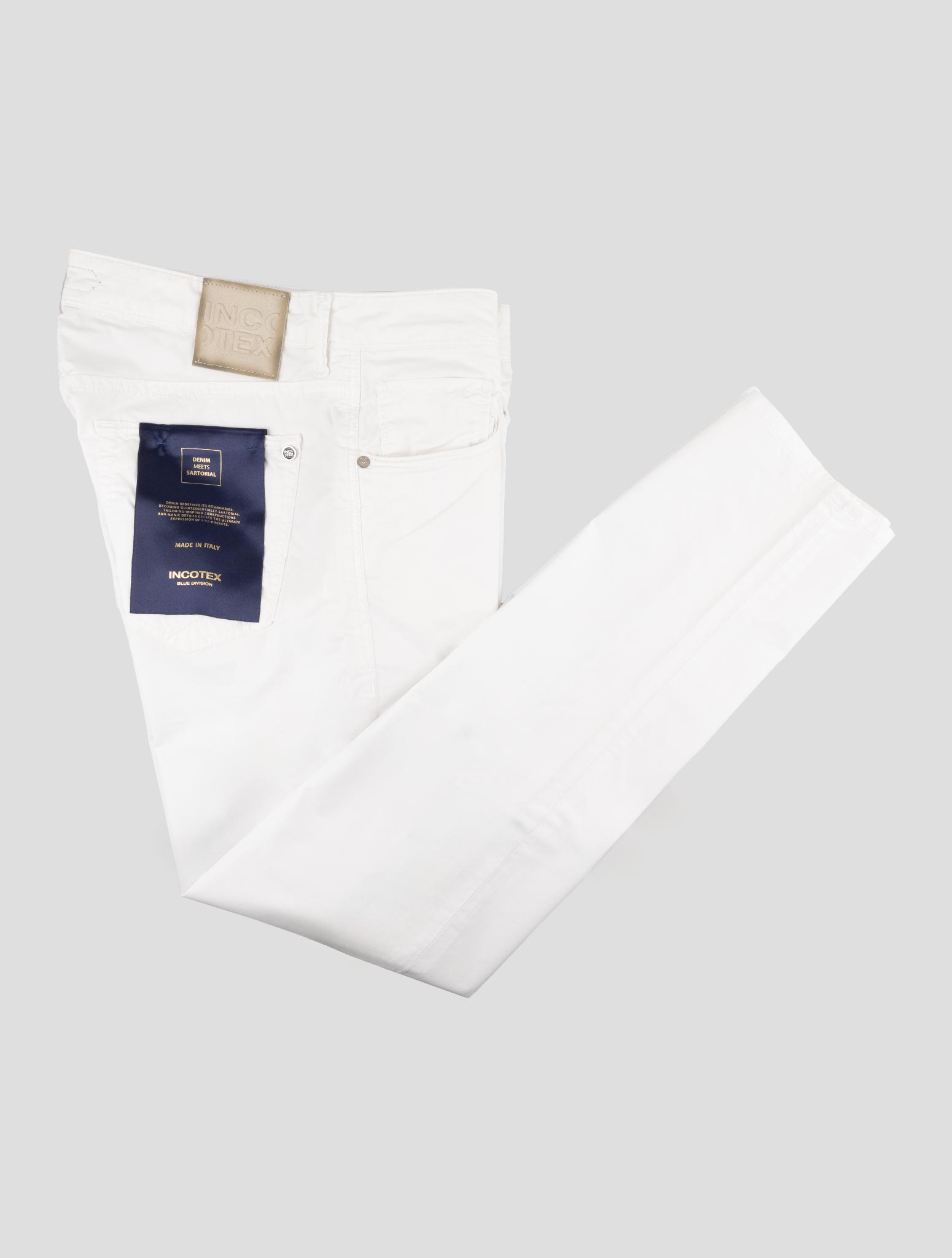 Kiton Blue Cotton Ea Jeans Style 2 - view 2