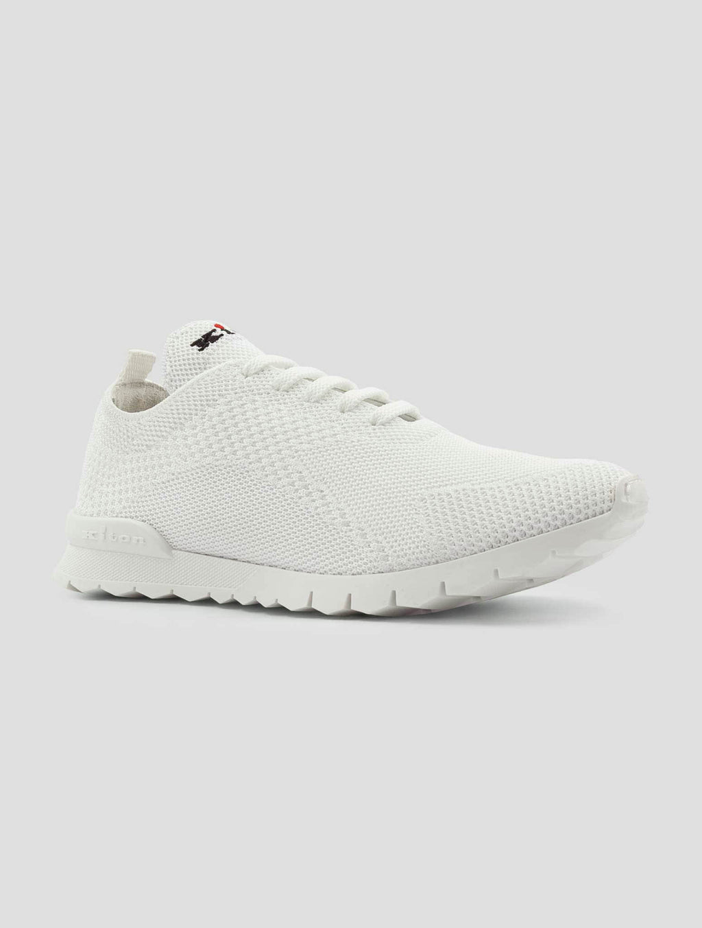 Kiton White Cotton Sneakers FITSN DC