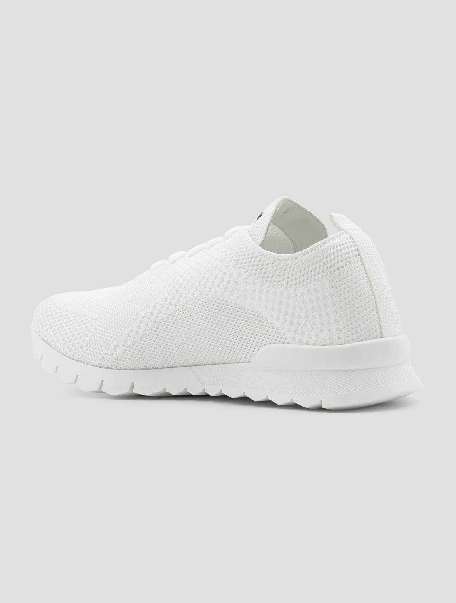 Kiton White Cotton Sneakers FITSN DC