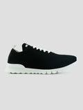 Kiton Black Cotton Sneakers FITSN