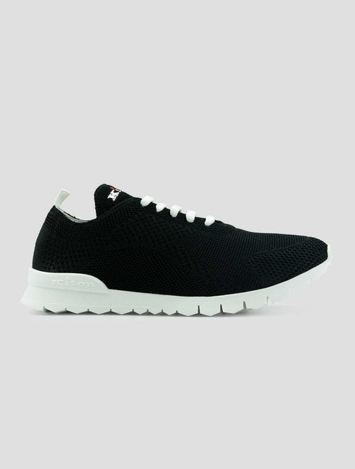 Kiton Black Cotton Sneakers FITSN