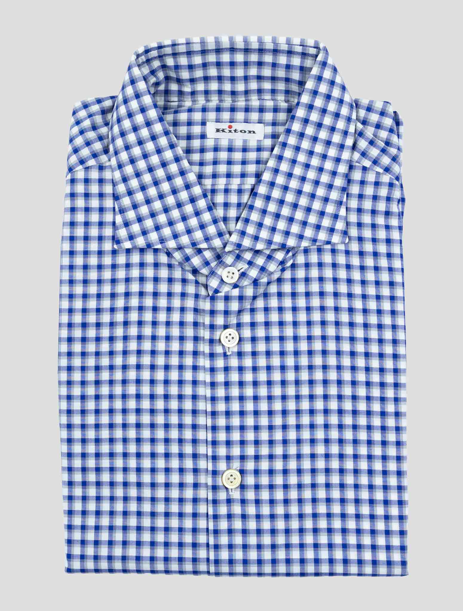 Kiton Yellow Cotton Shirt - view 10