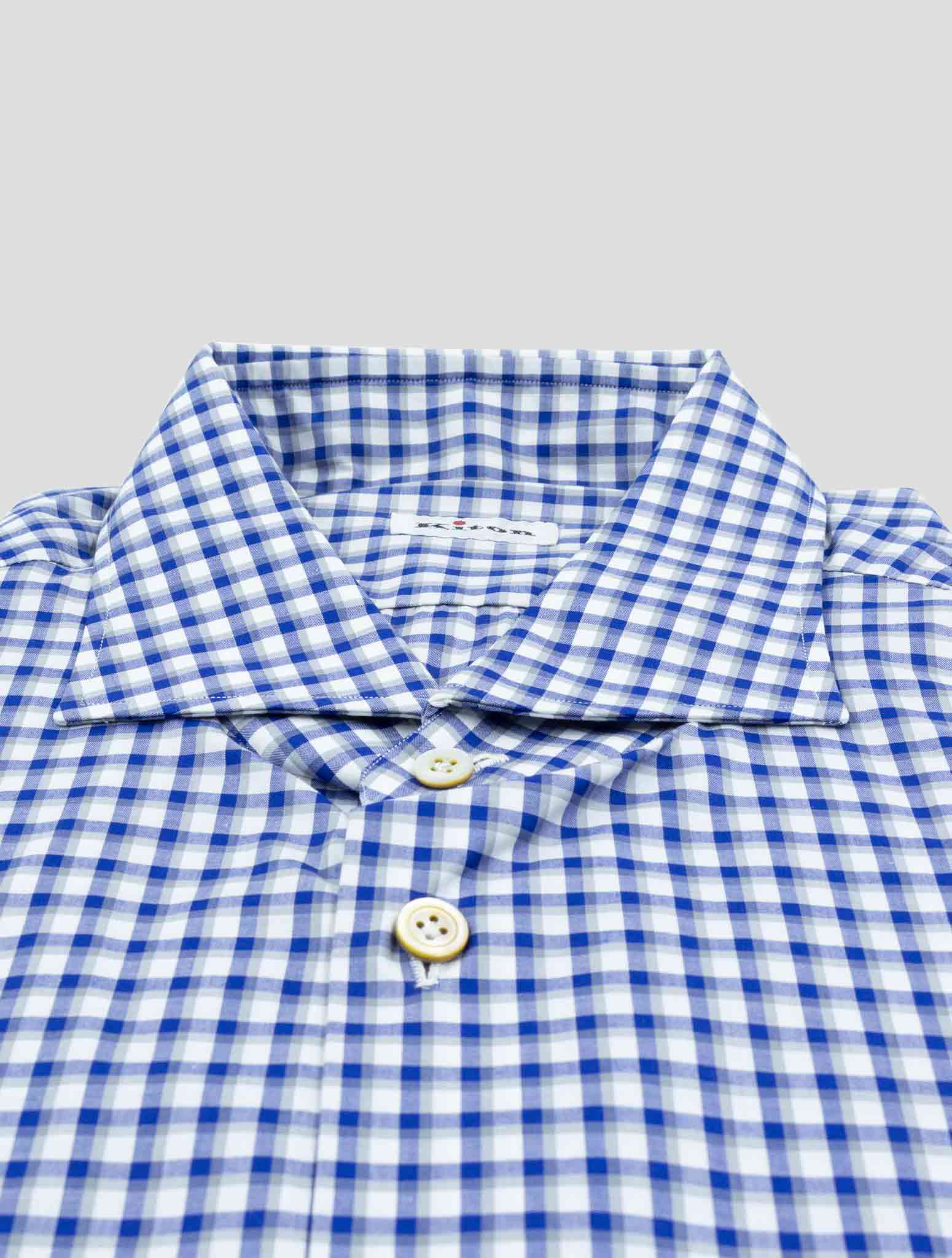Kiton Yellow Cotton Shirt - view 11