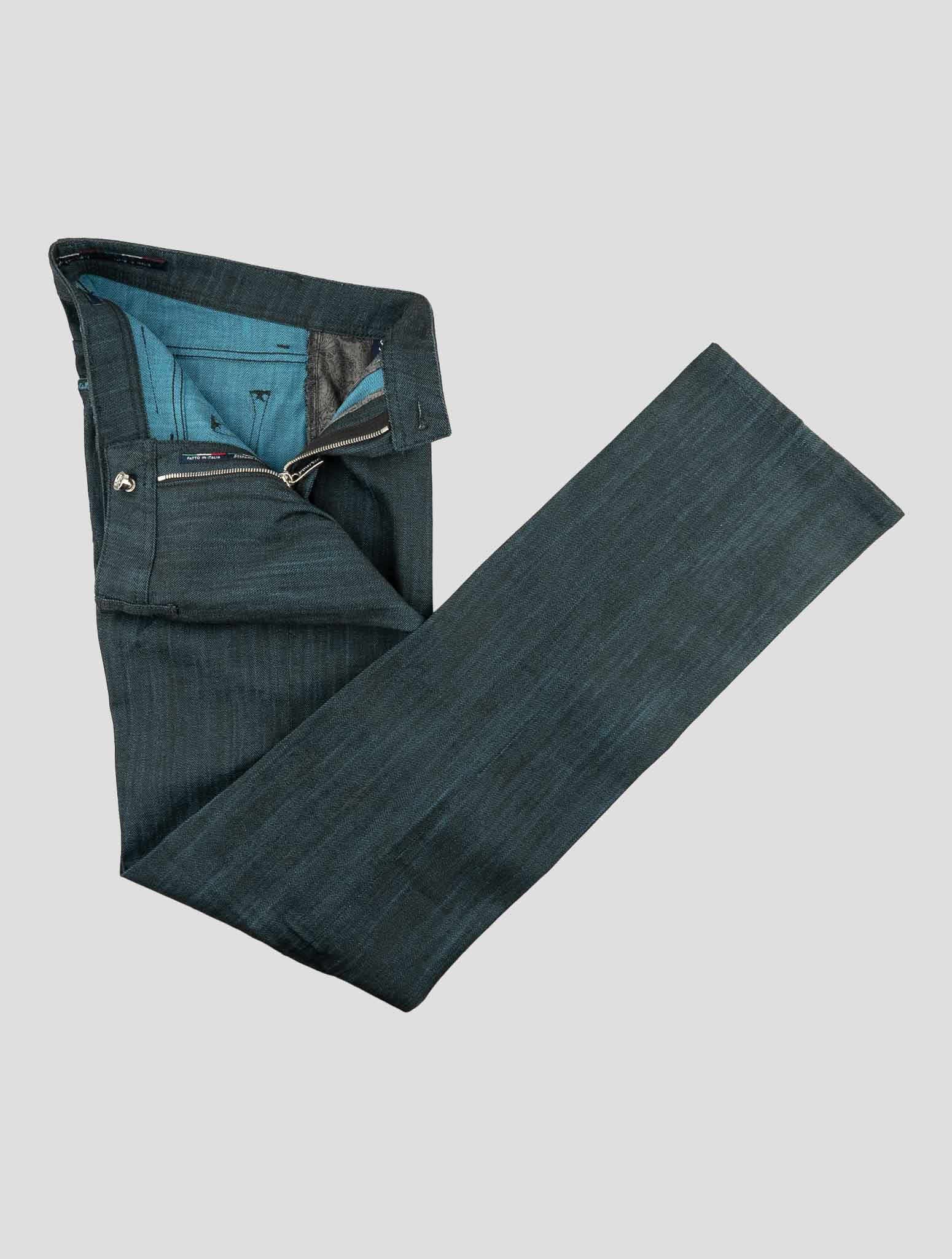 Stefano Ricci Blue Cotton Jeans (905) - View 2