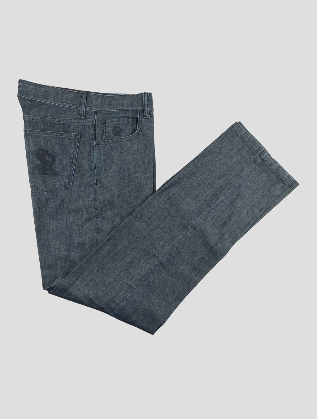 Stefano Ricci Blue Cotton Jeans (901) - View 1
