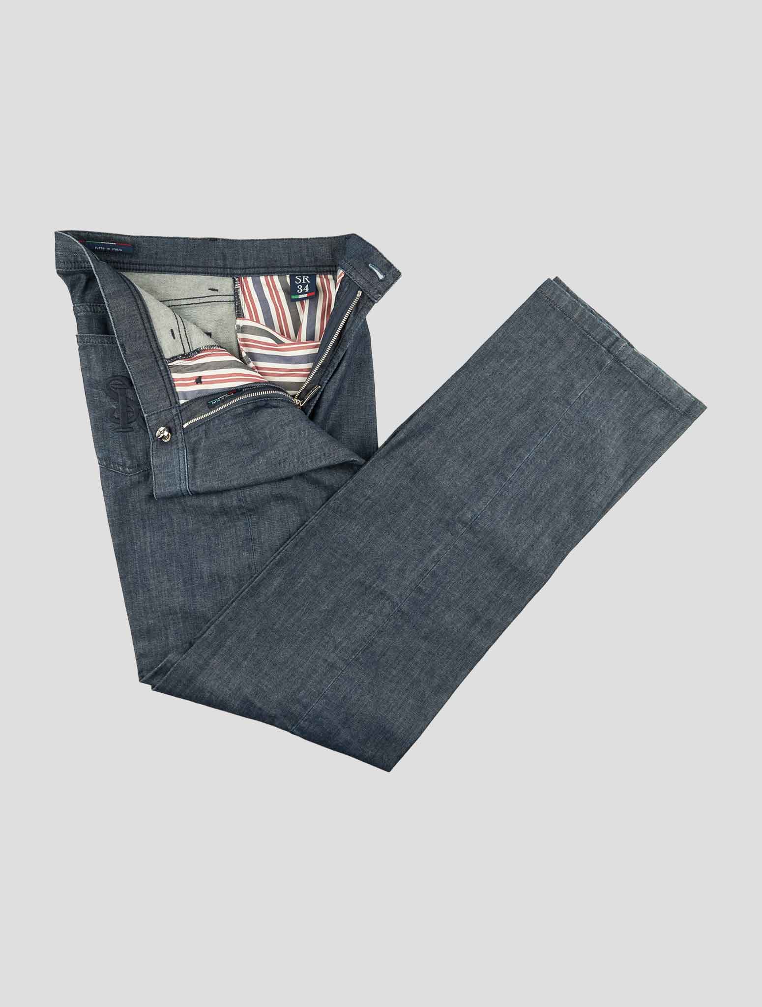 Stefano Ricci Blue Cotton Jeans (901) - View 2