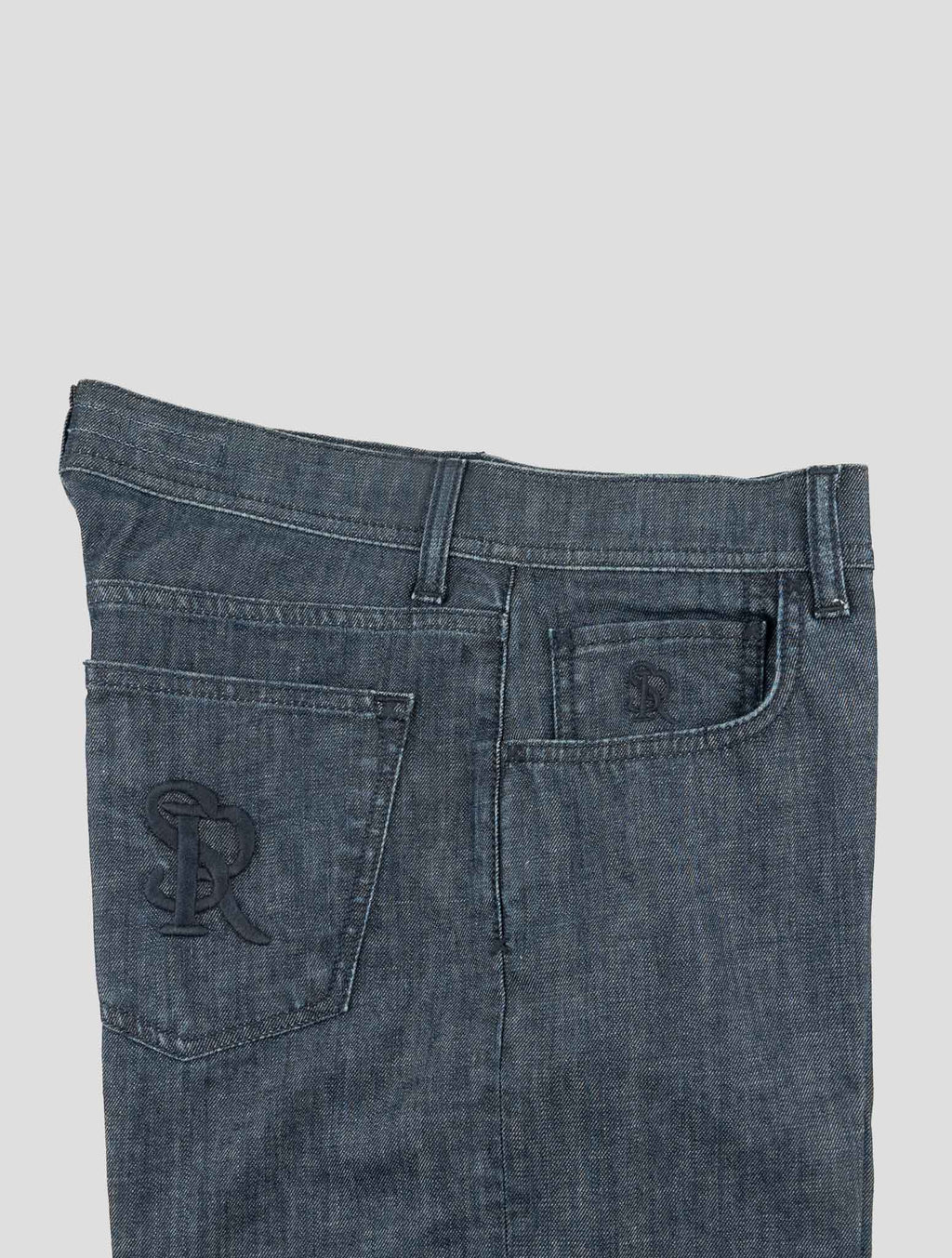 Stefano Ricci Blue Cotton Jeans (901) - View 3