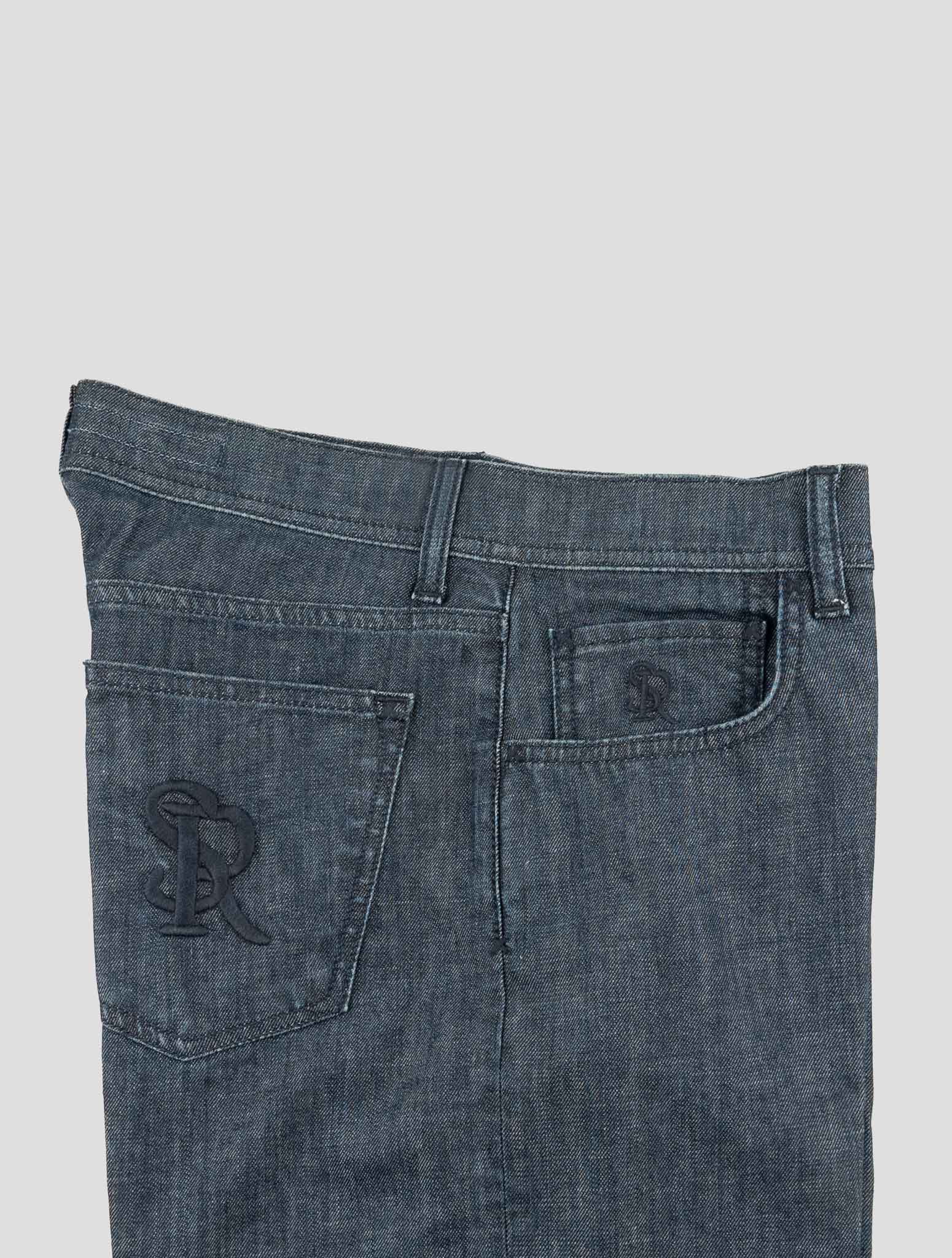 Stefano Ricci Blue Cotton Jeans (901) - View 3