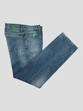 Stefano Ricci Light Blue Cotton Jeans (TSTKSW0-1) - View 1