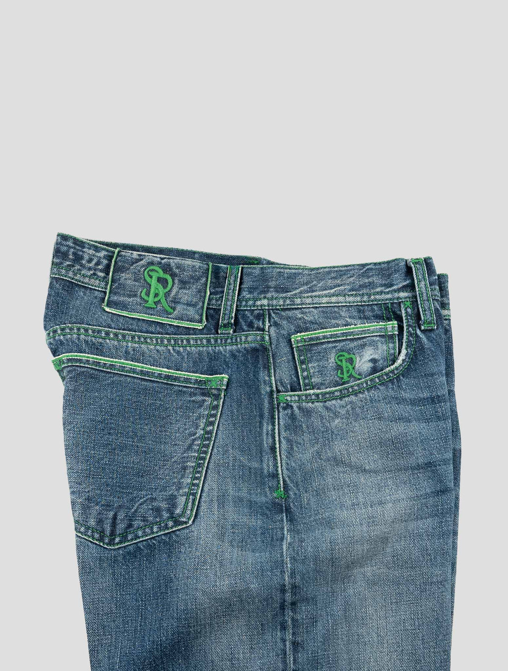 Stefano Ricci Light Blue Cotton Jeans (TSTKSW0-1) - View 3