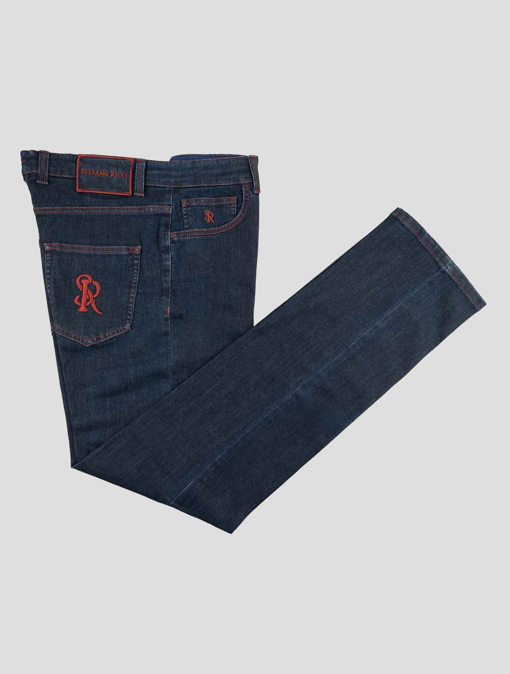 Stefano Ricci Blue Cotton Jeans (MFTXDS1010) - View 1
