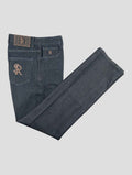Stefano Ricci Blue Cotton Jeans (T155OTT1) - View 1