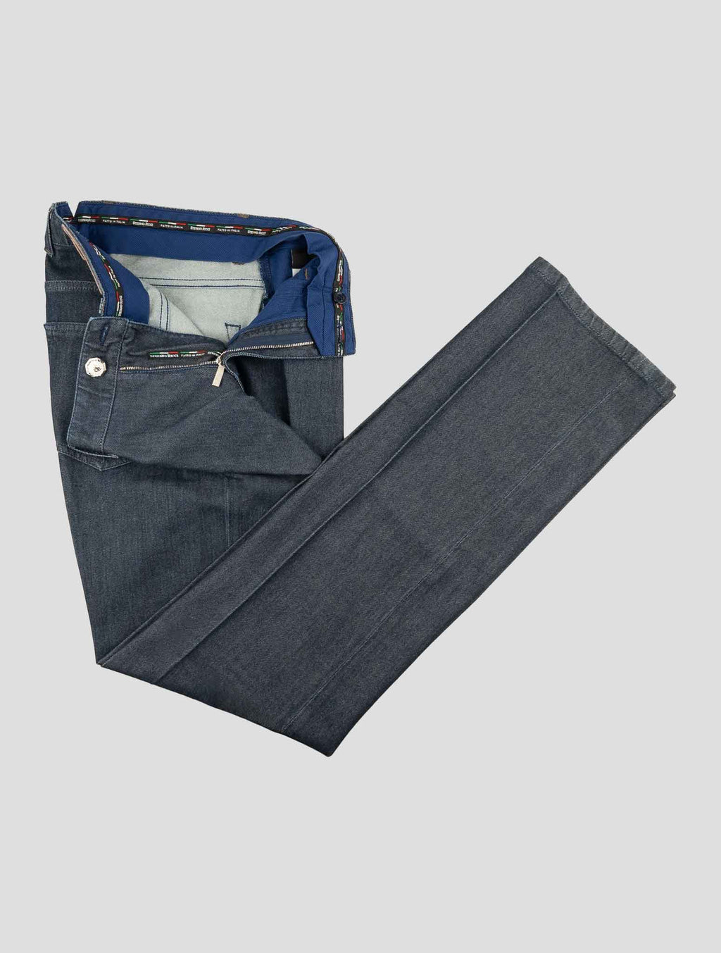 Stefano Ricci Blue Cotton Jeans (T155OTT1) - View 2