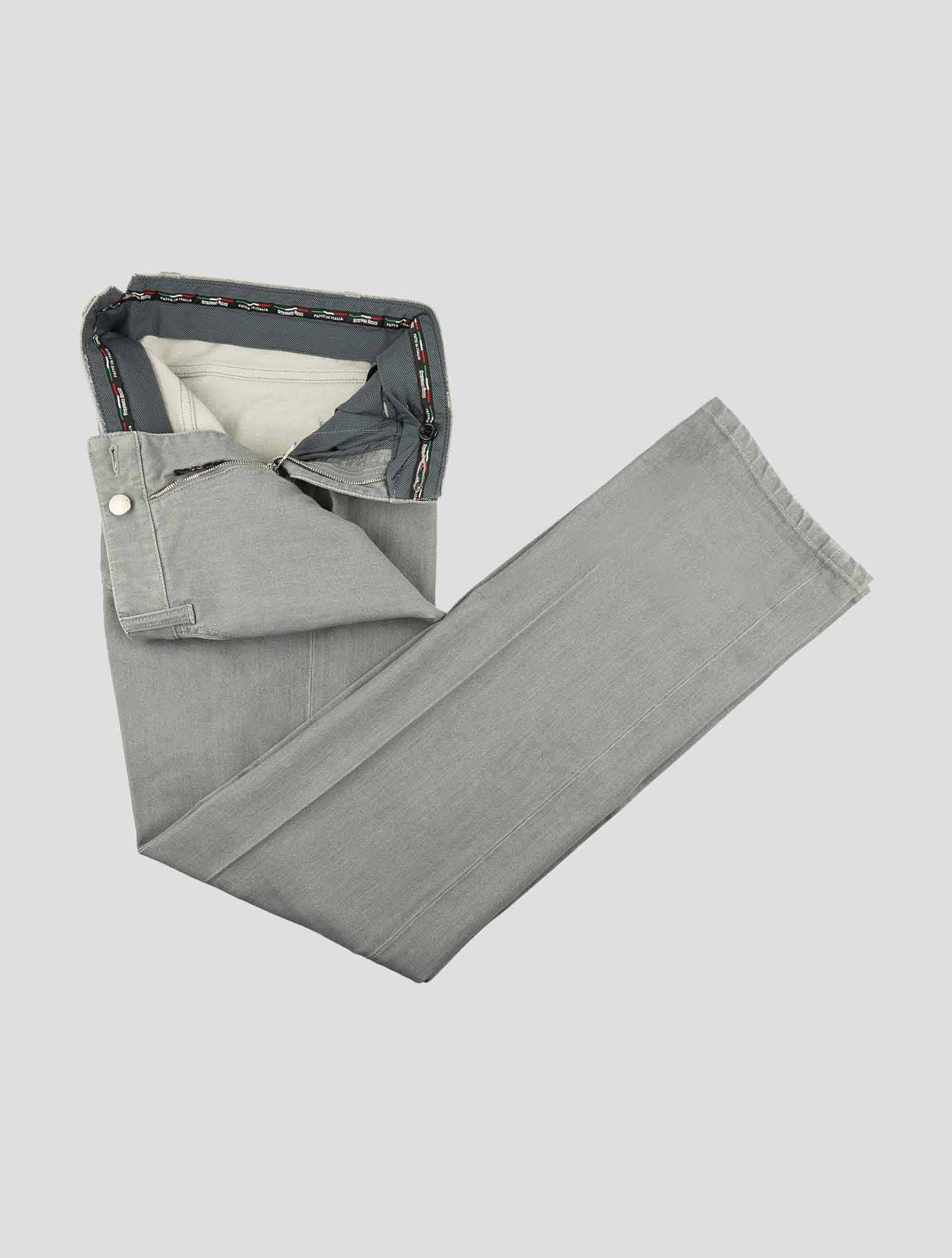 Stefano Ricci Gray Cotton Jeans (T155OTT2) - View 2