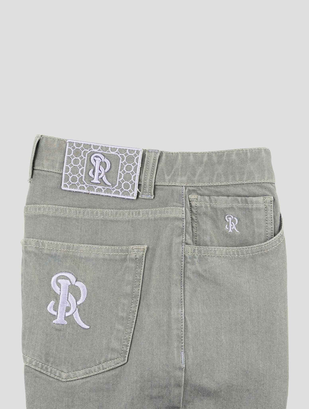 Stefano Ricci Gray Cotton Jeans (T155OTT2) - View 3