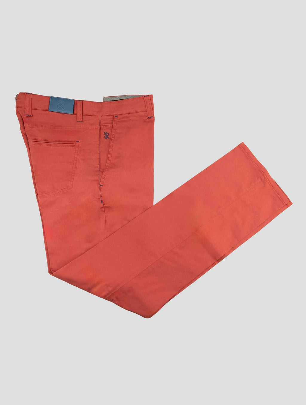 Stefano Ricci Red Cotton Jeans - View 1