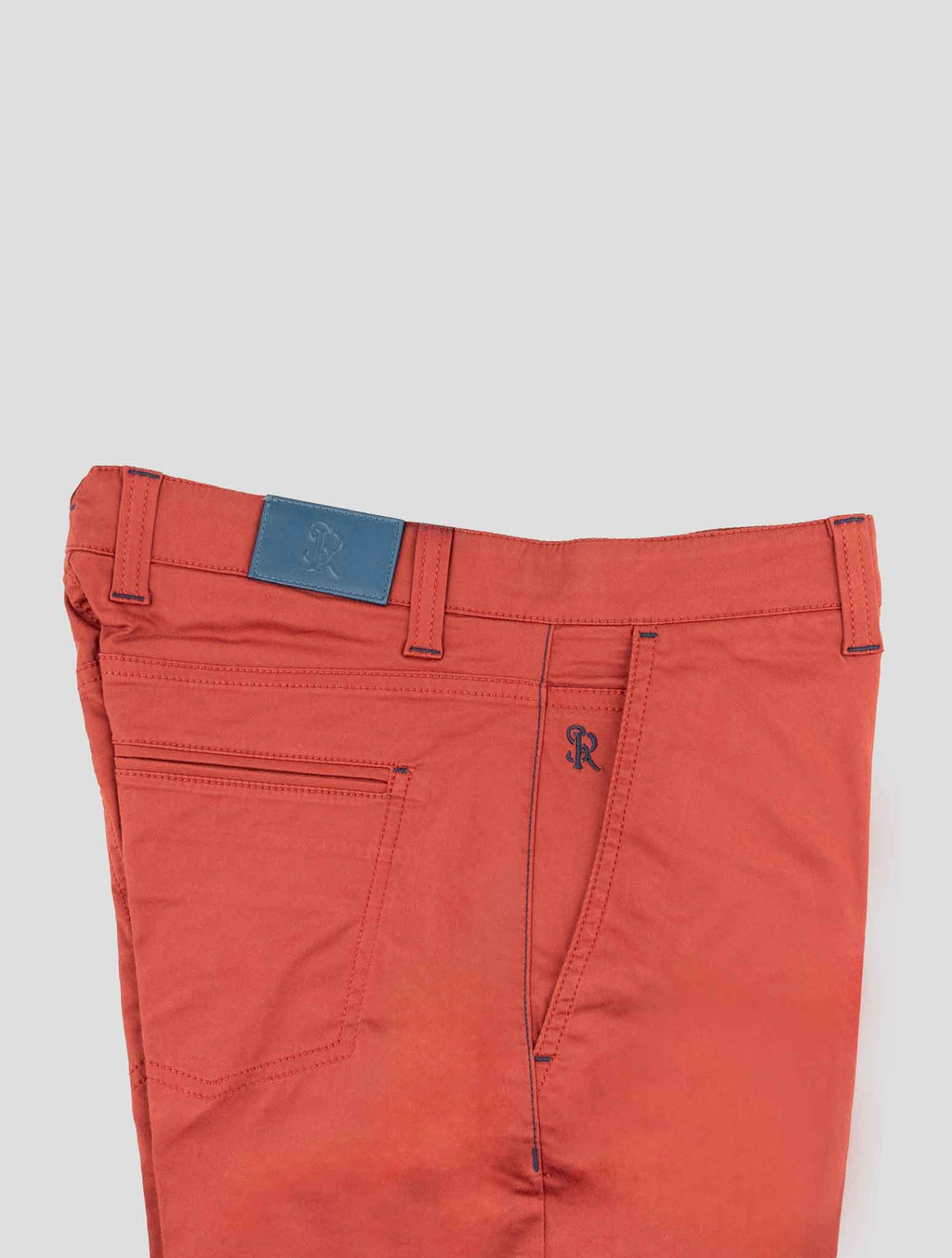 Stefano Ricci Red Cotton Jeans - View 3