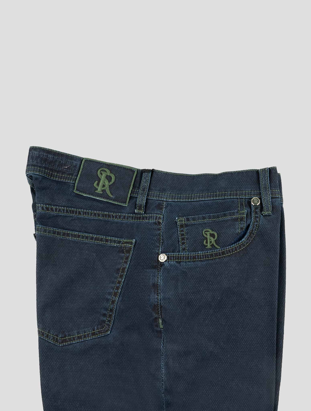 Stefano Ricci Blue Cotton Jeans (T01901BASU) - View 3